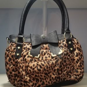 Betsey Johnson Leopard Print Purse
